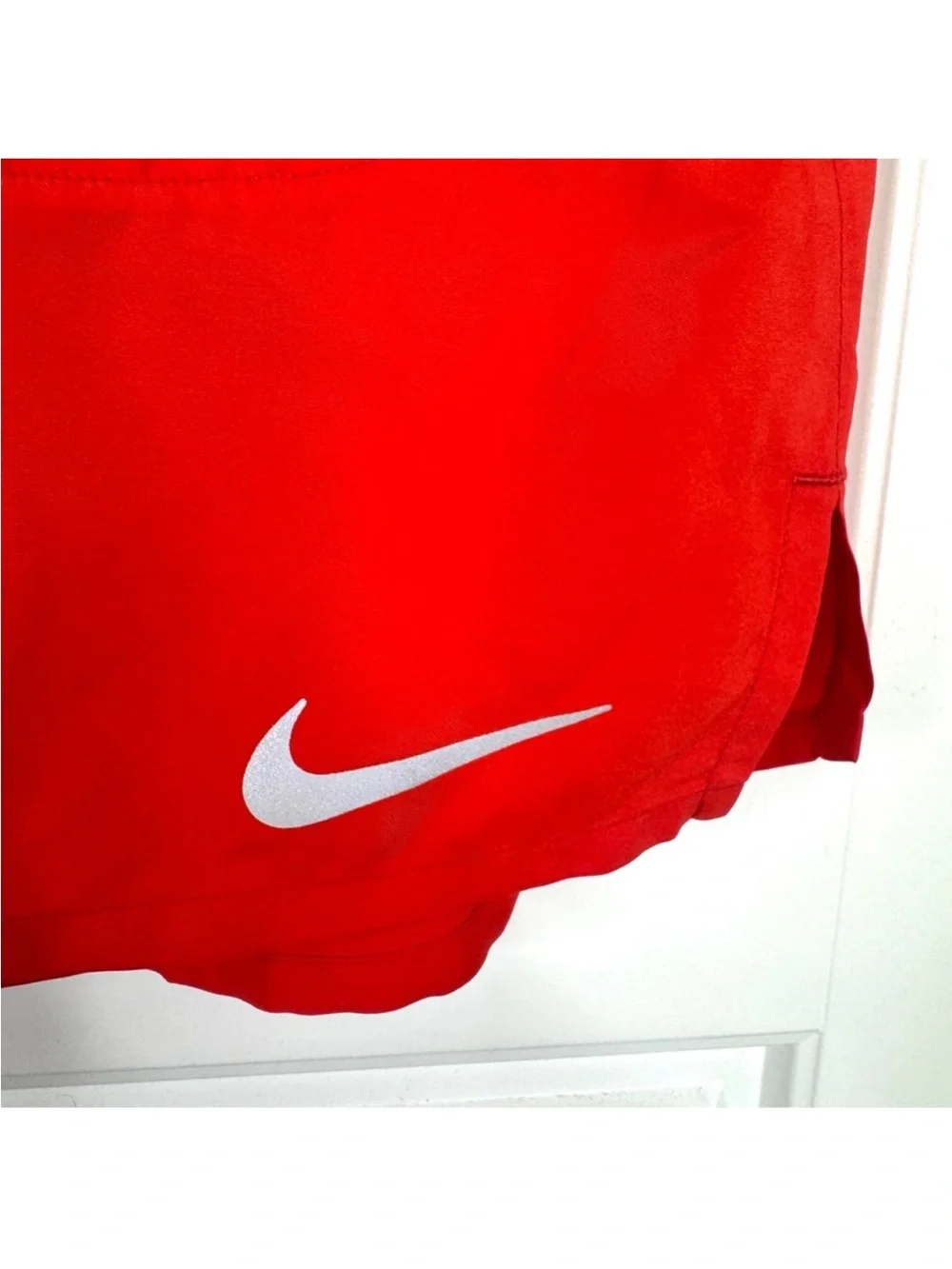 NIKE Dri Fit Flex Stride Running Shorts NEW Red Standard Fit 7” Length Size L